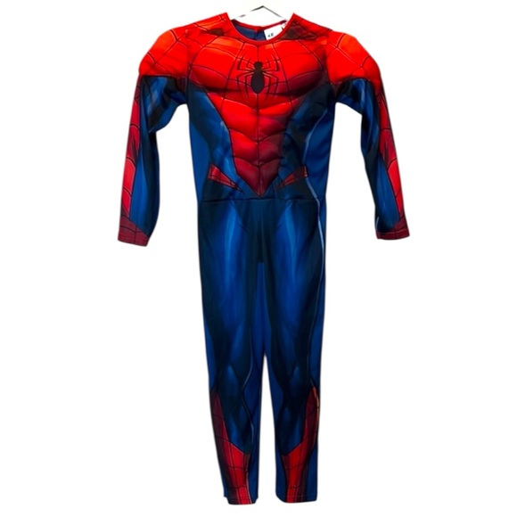 Marvel Spiderman Padded Muscle Costume Halloween Superhero Size 6X 7 - Picture 1 of 14
